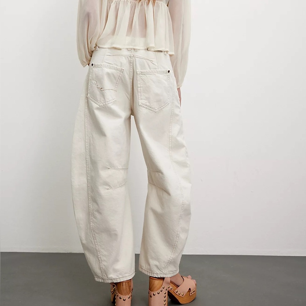 We The Free Good Luck Mid-Rise Barrel Jeans - Picture 2 of 7